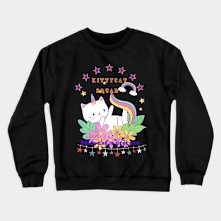 kitty cat squad Crewneck Sweatshirt